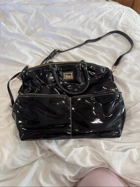 dooney bourke Patent Leather Black Satchel Handbag - Unbranded